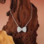 Bow Tie Necklace - Korean Trendy Iced Out