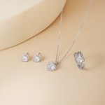 Bridal Jewelry Set - Luxury 5A Zircon Heart