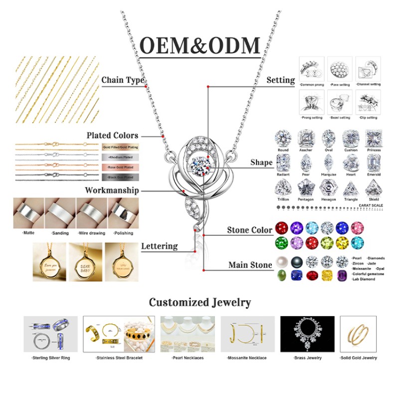 Custom Jewelry - OEM ODM 925 Silver Factory