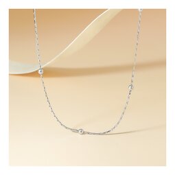 Snowflake Necklace - Bead Collarbone Chain Versatile