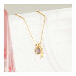 Labradorite Necklace - French Vintage Crystal