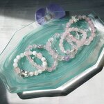 Crystal Bracelet - Rose Quartz Beads Wholesale