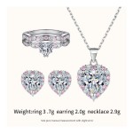 Bridal Jewelry Set - Luxury 5A Zircon Heart