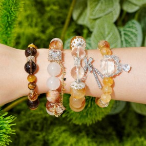 Crystal Bracelet - Magnetic Energy Natural Stone