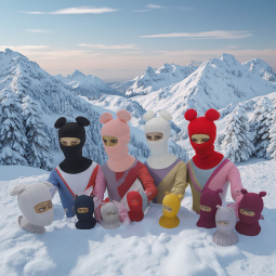 Knit Balaclava Manufacturer - One Hole Hoodie Ears