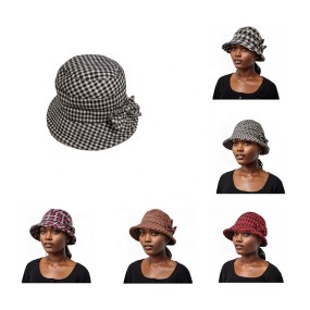 Bucket Hat Factory - Vintage Cloche Checkered