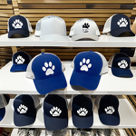 Kids Trucker Hat Factory - Denim Paw Print Custom