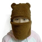 Kids Balaclava Hat Manufacturer - Fluffy Bear Ears OEM