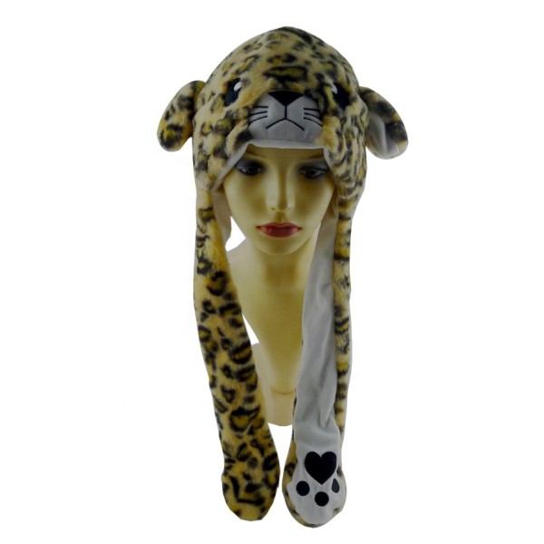 Animal Hat Factory - Leopard Moving Ears Custom