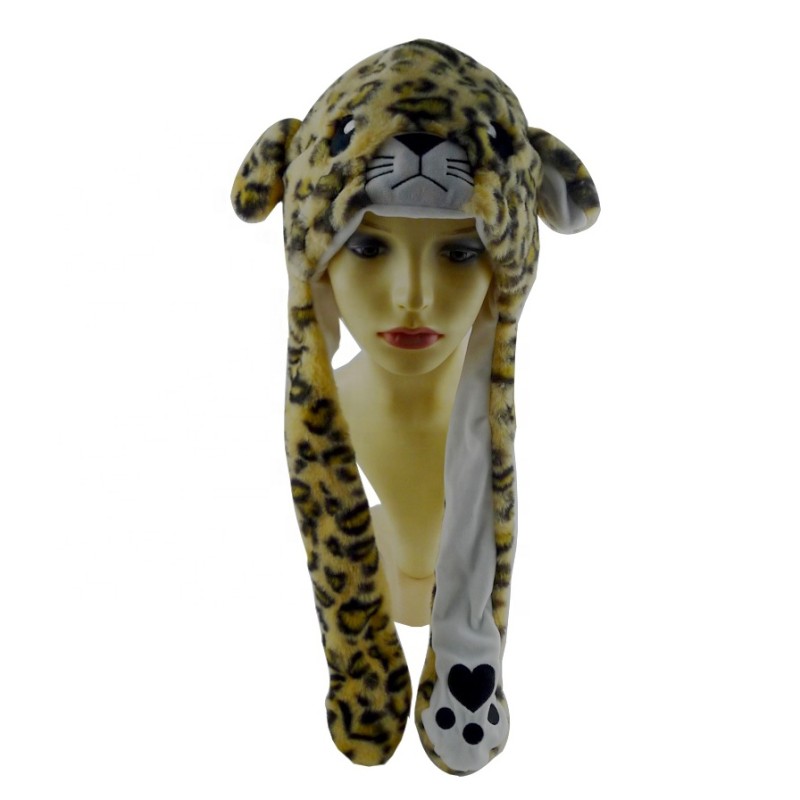 Animal Hat Factory - Leopard Moving Ears Custom