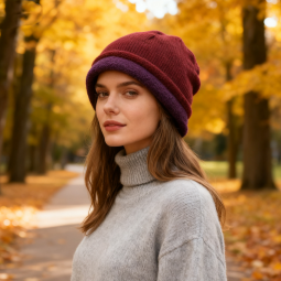 Acrylic Beanie Factory - Distressed Cuff Wholesale