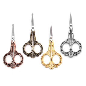 Classical Multifunction Stainless Steel Blade Red Copper Bird Scissors Beauty Scissors