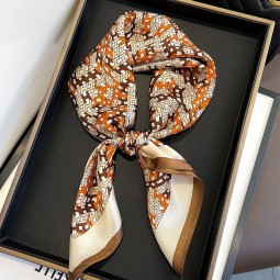 Silk Scarf - Custom Printed 70cm Mulberry Factory