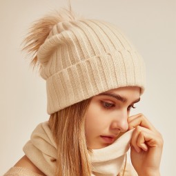 Cashmere Hat - Cable Knitted Custom Factory