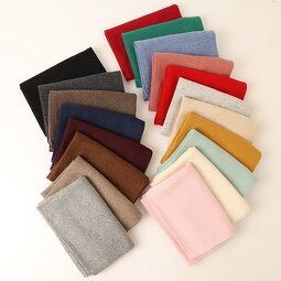 Cashmere Scarf - Winter Flat Knit Wholesale