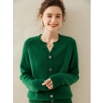 Cashmere Cardigan - Women's Plus-size Factory