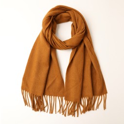 Wool Scarf - Women Winter Solid Tassel Factory