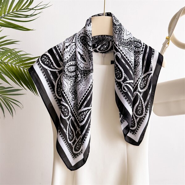 Imitation Silk Scarf - 70cm Digital Printed