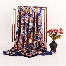 Satin Scarf - Autumn Winter Wave Custom