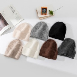 Alpaca Knitted Hat - Women's High-Grade