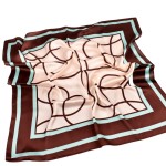 Satin Scarf - Folds Amoeba 70cm Factory