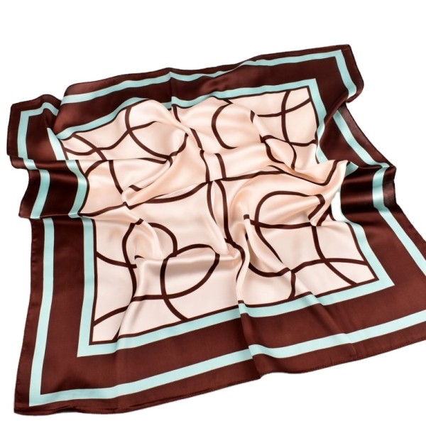 Satin Scarf - Folds Amoeba 70cm Factory