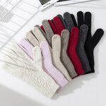 Cashmere Gloves - Luxury Knitted Outdoor
