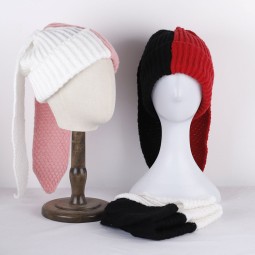 Knit Hat - Cute Bunny Ears Wholesale Factory