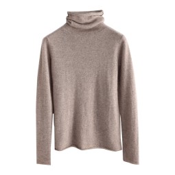 Wool Blended Sweater - Loose Turtleneck Factory