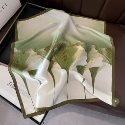 Silk Scarf - 53cm Floral Wholesale Factory