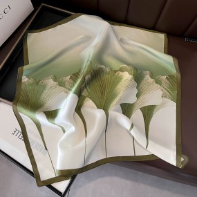 Silk Scarf - 53cm Floral Wholesale Factory