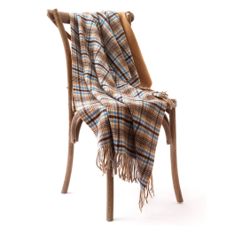 Wool Scarf - 100% Pure Plaid Tassel Factory
