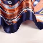 Satin Scarf - Autumn Winter Wave Custom