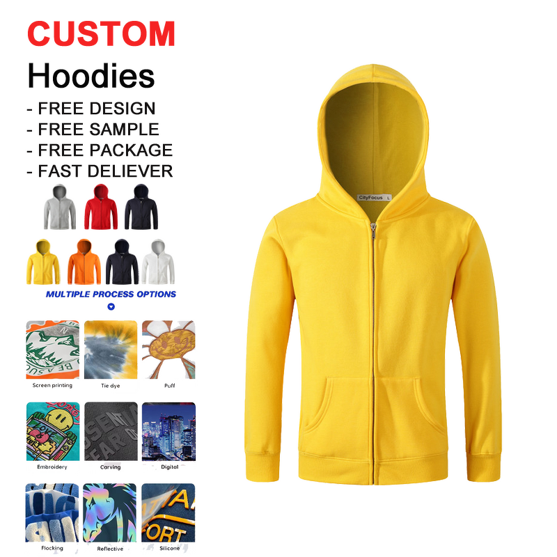 Men's Hoodie - High Quality Slim Fit Washed