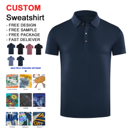 Men's Polo Shirt - Summer Short Sleeve Embroidery