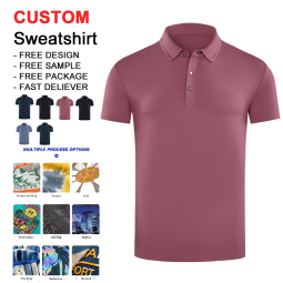 Men's Polo Shirts - Cotton Custom Embroidery Logo