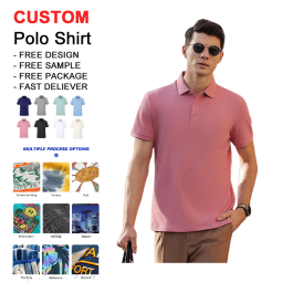 Men's Polo Shirts - High Quality Quick Dry Printed