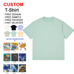 Men's T-Shirt - Wholesale Oversized Ice Feel Pocket