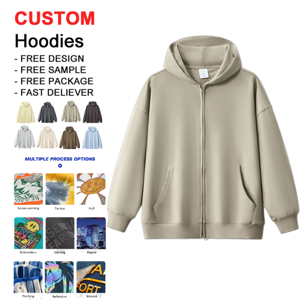 Men's Hoodie - Casual Sports Pullover Solid