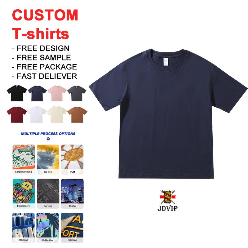 Men's T-Shirts - Custom Brand Logo Cotton Wholesale