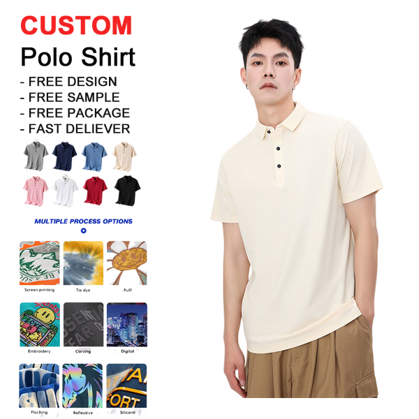 Men's Shirt - Embroidered 180g Polyester Spandex