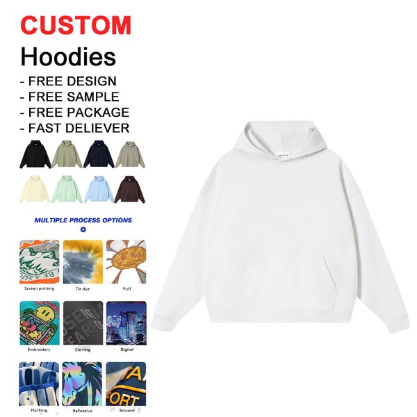 Men's Hoodies - Casual Denimes 3D Puff Print