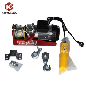 Mini Electric Hoist Supplier - PA500 220V Wire Rope Lifting