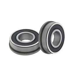 Flanged Micro Ball Bearing - Nickel Plating