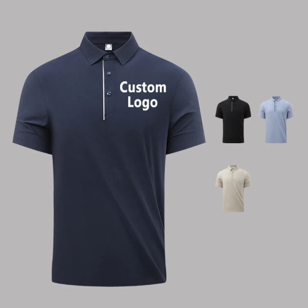 Men's Polo Shirts - Quick Dry Stand Collar