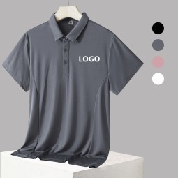 Men's Polo Shirts - Custom Printed Logo Plain