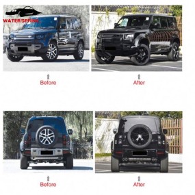Land Rover Defender Body Kit Factory - Glossy Black Spare Tire Cover