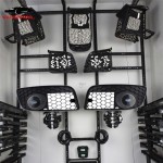 VW Golf MK5 Front Bumper Fog Lamp Grill Factory - ABS Plastic Replacement