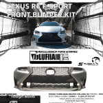 Lexus RC Front Bumper Body Kit Factory - ABS Upgrade F-Sport Style