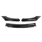Universal Front Bumper Lip Factory - Gloss Black Red Two-Tone Body Kit